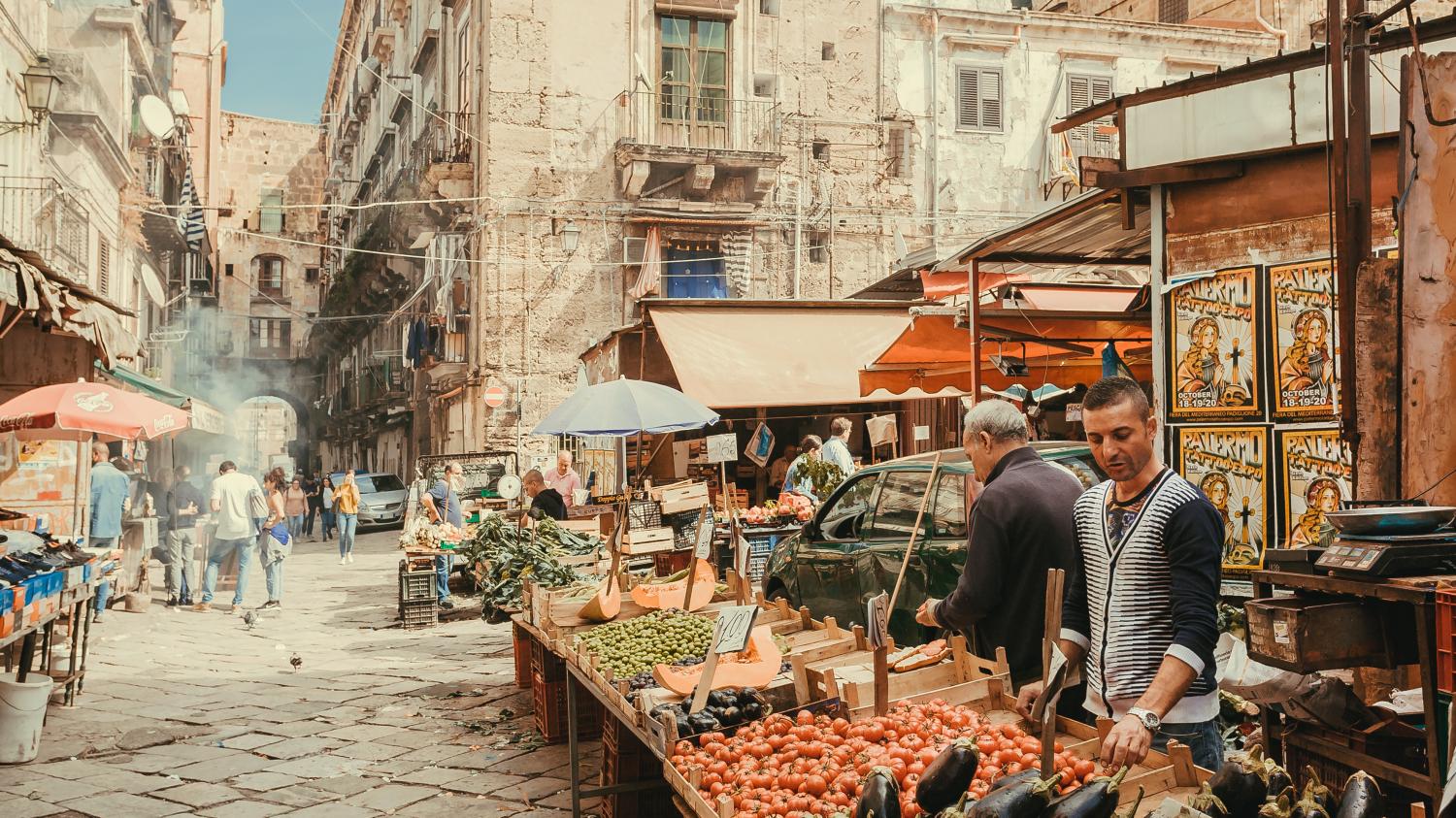 OUR FOOD SOLDIERS TRAVEL SOUTH  TO THE REAL SICILY